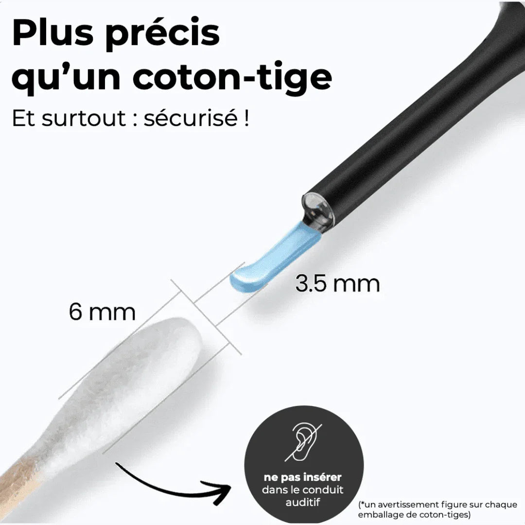 Audiclean - Nettoyeur d'oreille intélligent avec caméra